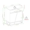 ANGLED 2 DOOR CABINET - Image 3