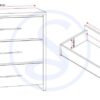 SAVILLE 3 DRAW CHEST - Image 2