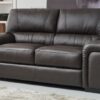 SHANIA 2 SEAT LEATHER SOFA